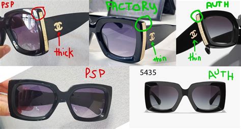 Compare & Complain: Why are reps of Chanel sunglasses so 